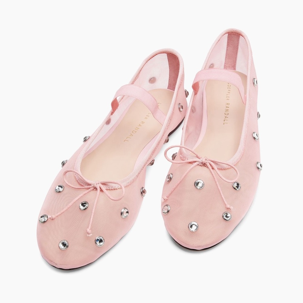 Loeffler Randall
Leonie Crystal Mesh Ballet Flats - Picture 5 of 6